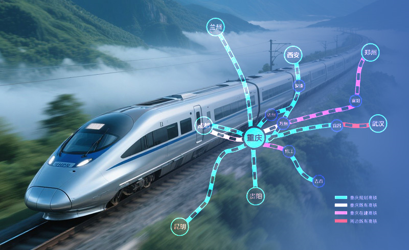 重庆“米”字型高铁网络